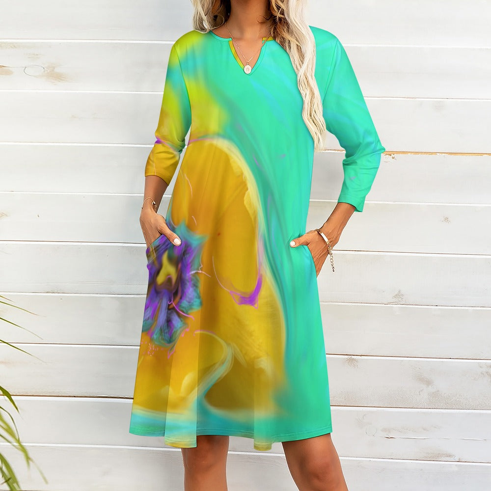 Artsy Dress with Pockets