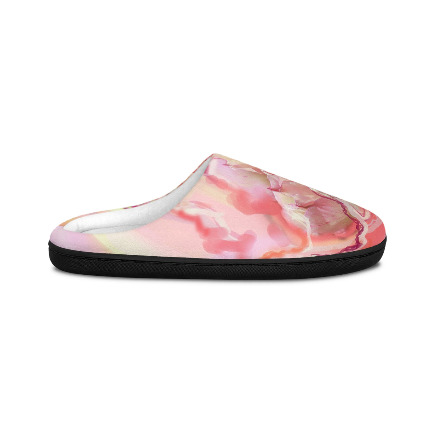 Men's Abstract Floral Indoor Slippers - Cozy Comfort for Home