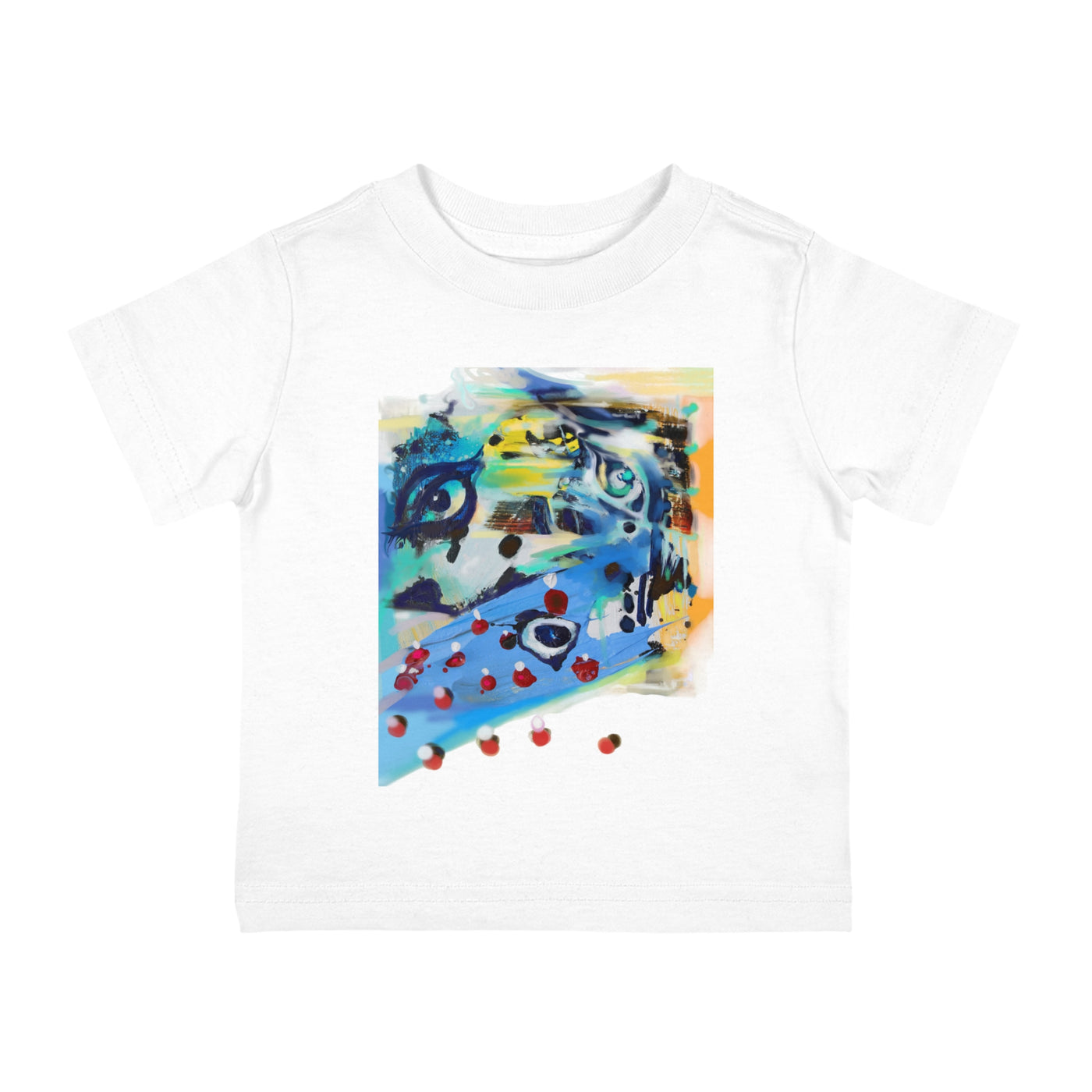 Colorful Abstract Infant Jersey Tee – Perfect for Playtime and Gifts