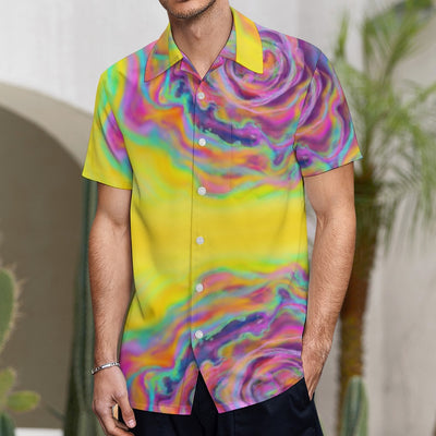 Bright Vibrant Bold short sleeved shirt