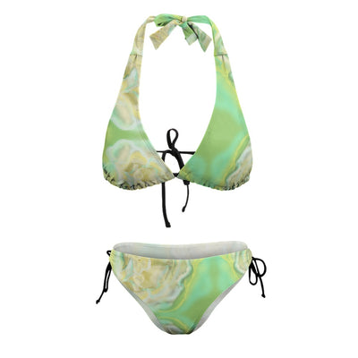 Ladies Sexy V-Neck Bikini Swimsuit