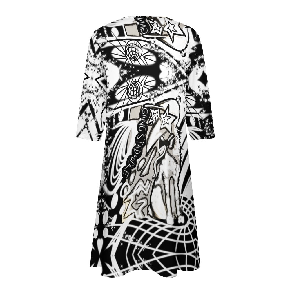 Artsy Dress with Pockets