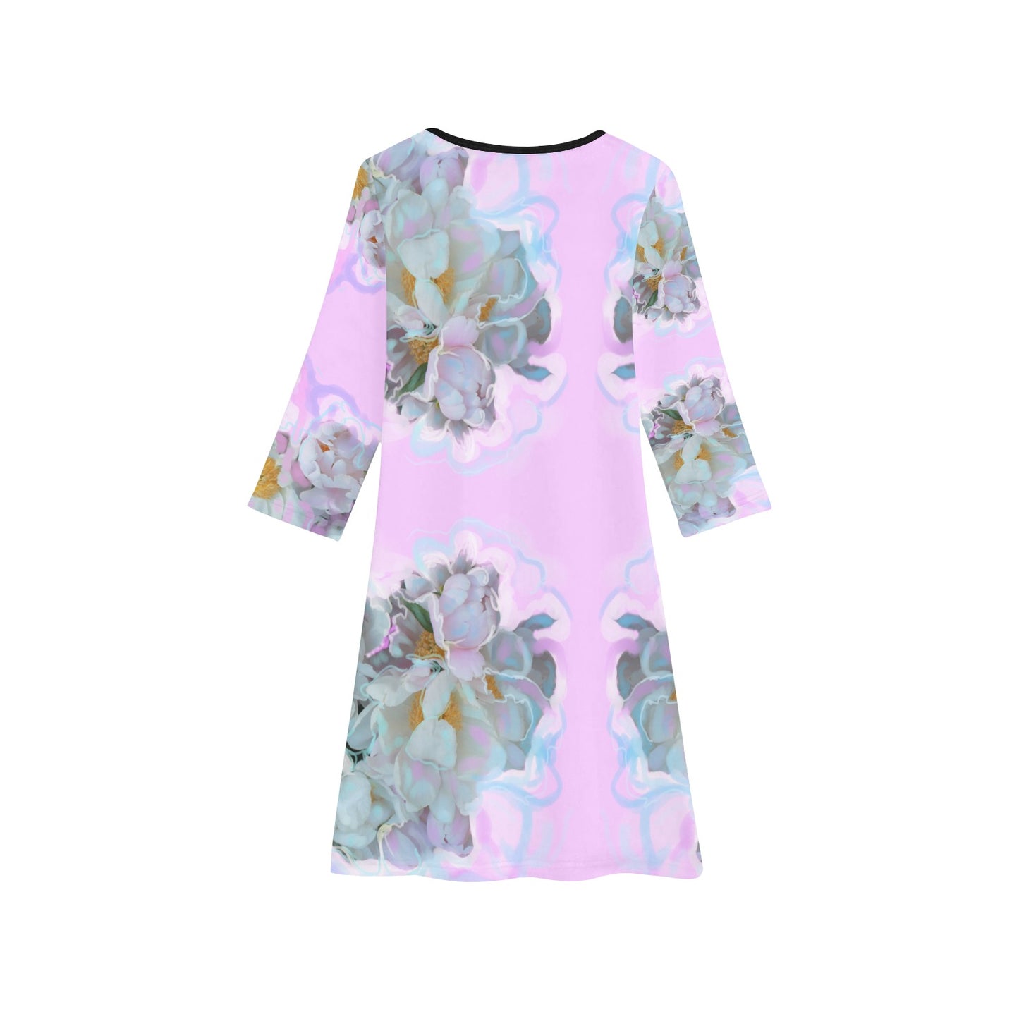 Langärmliges Kleid für Mädchen