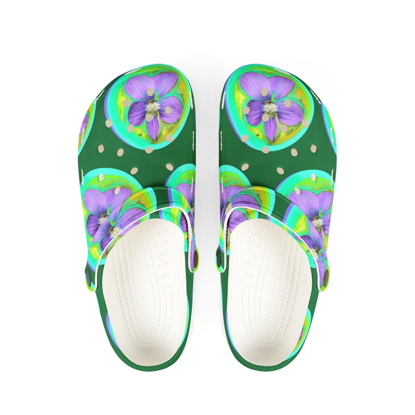 Floral EVA Foam Rubber Clogs - Comfortable and Stylish Slip-Ons