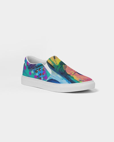 Eye Abstraction Women's Slip-On Canvas Shoe