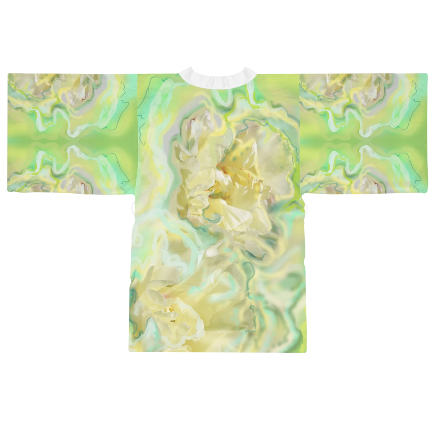 Elegant Floral Long Sleeve Kimono Robe – Perfect for Relaxation and Special Occasions