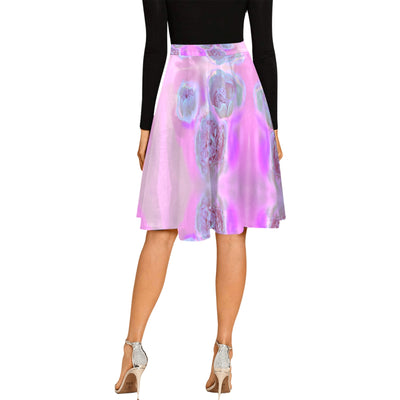 Plissierter Midirock für Damen