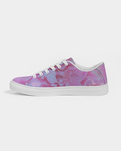 Pink Peony Herren-Sneaker aus Kunstleder