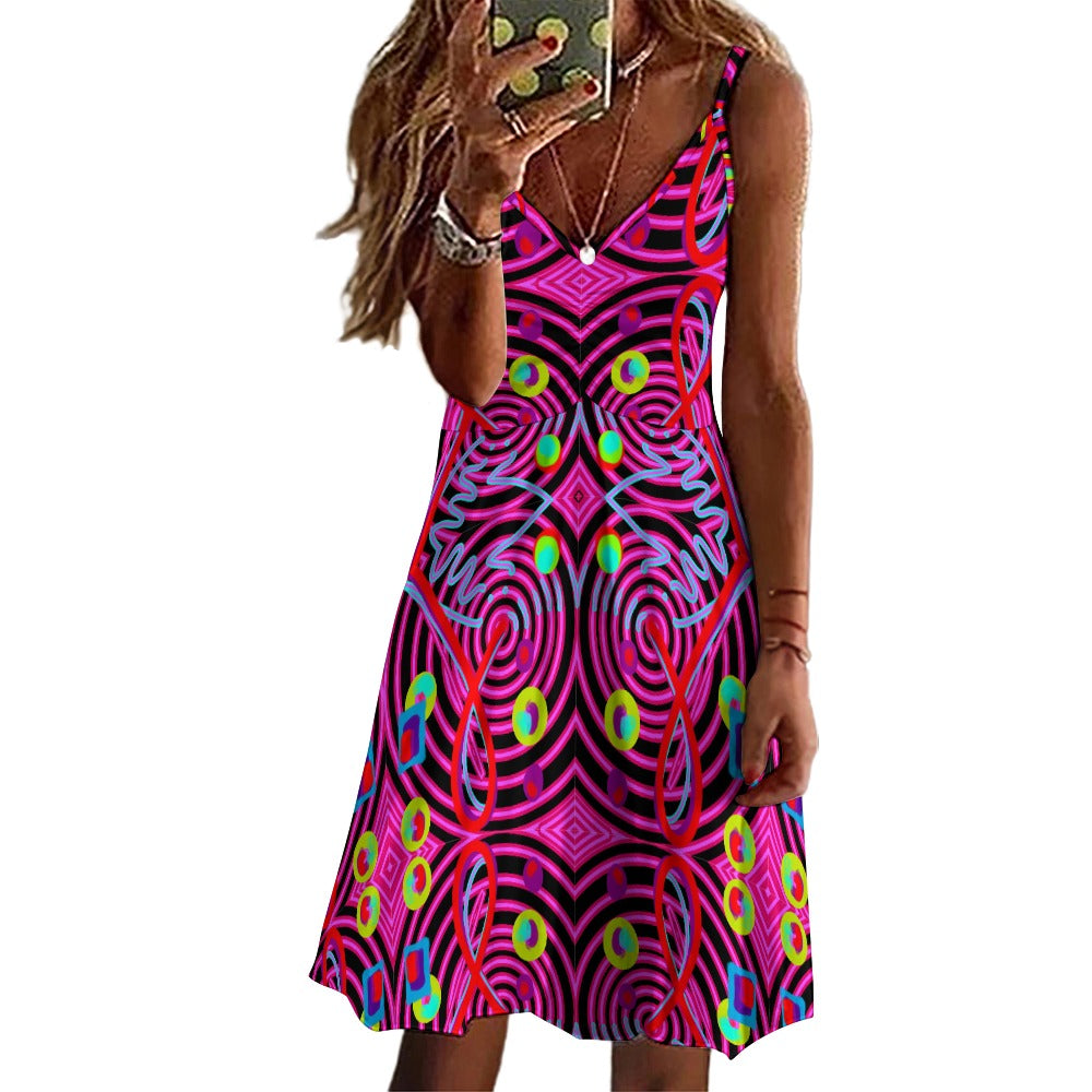 Long suspender dress