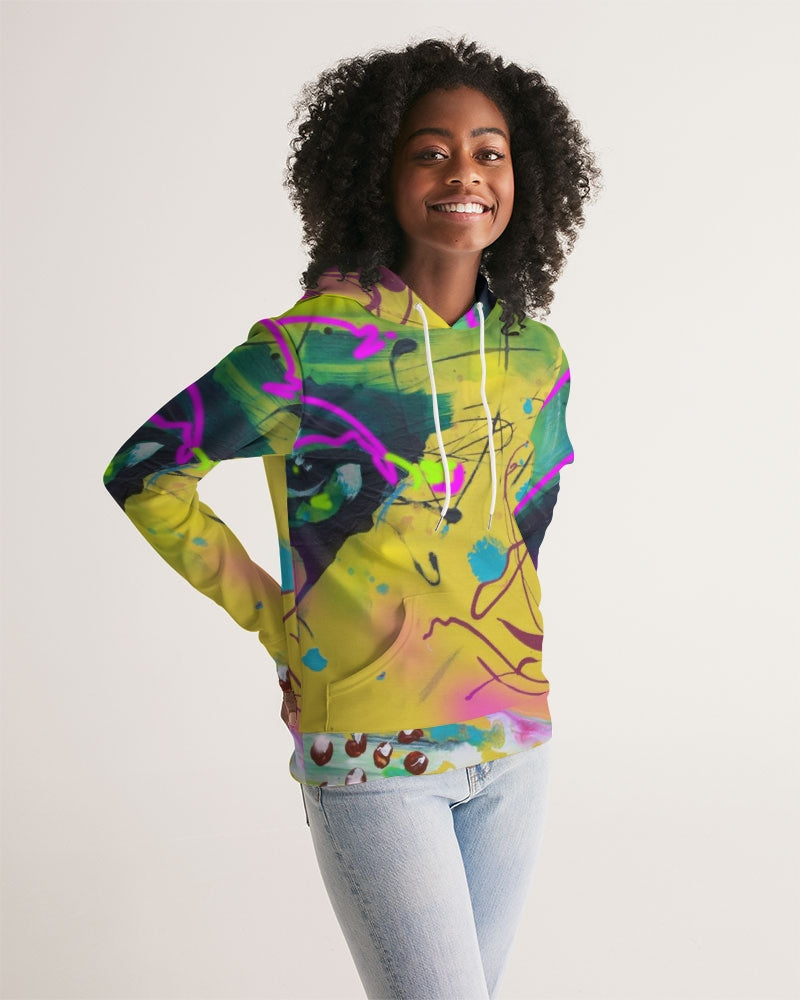 Abstract Yellow Women's Hoodie
