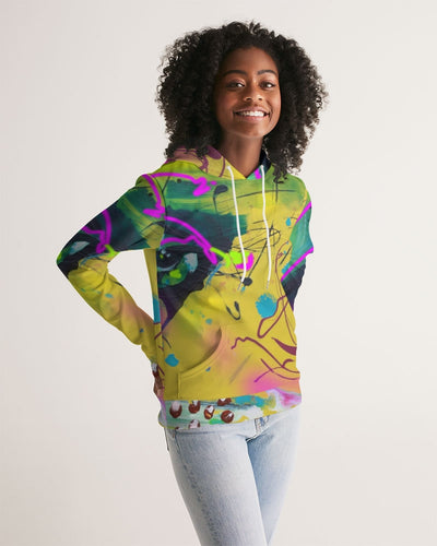 Abstract Yellow Women's Hoodie