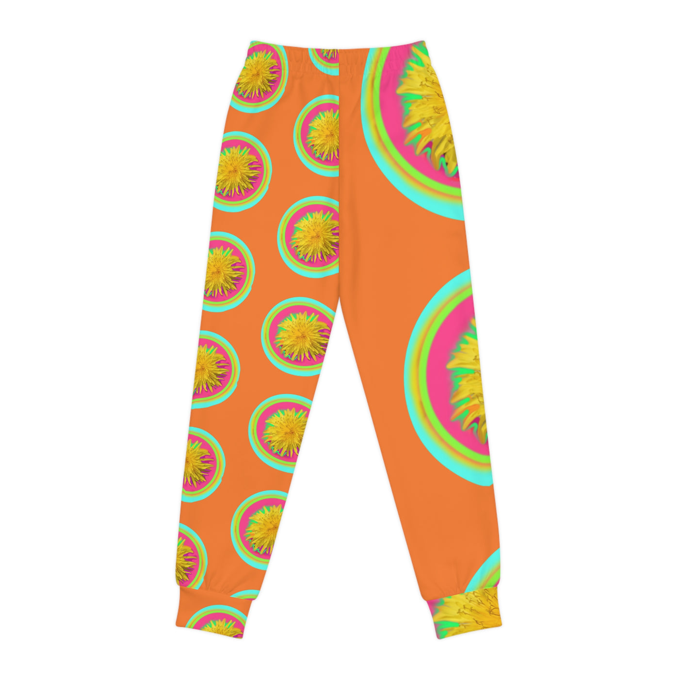 Vibrant Floral Youth Joggers - Stylish Comfort for Active Kids