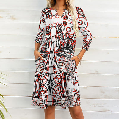 Artsy Dress with Pockets