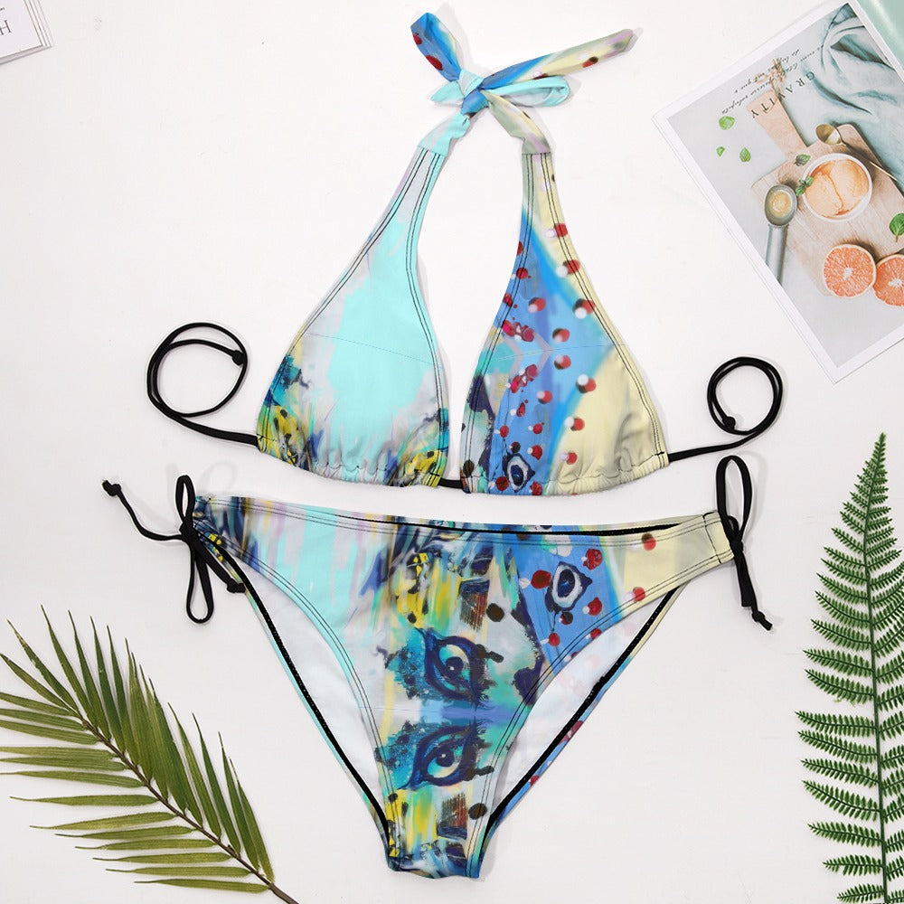 Plus size bikini swimsuit