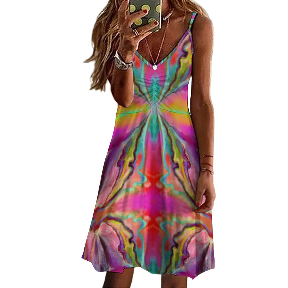 Long suspender dress