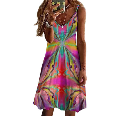 Long suspender dress