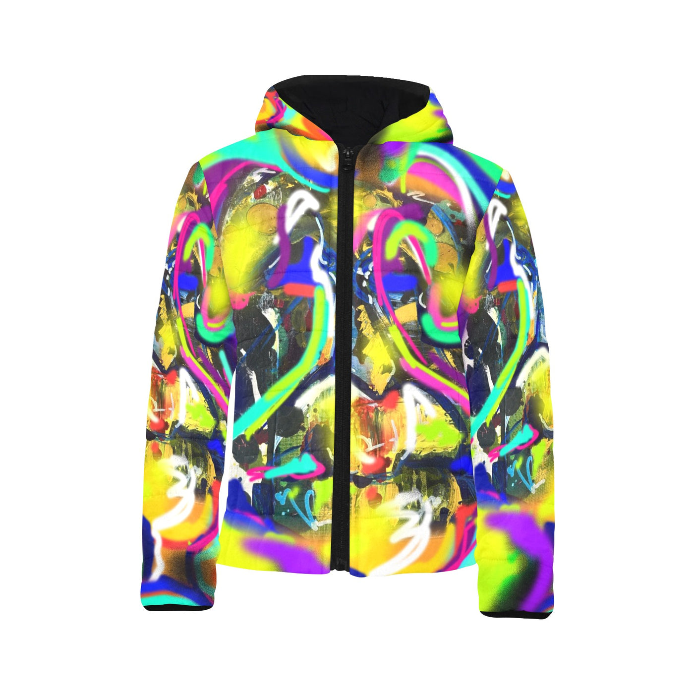 Kids' Padded Hooded Jacket