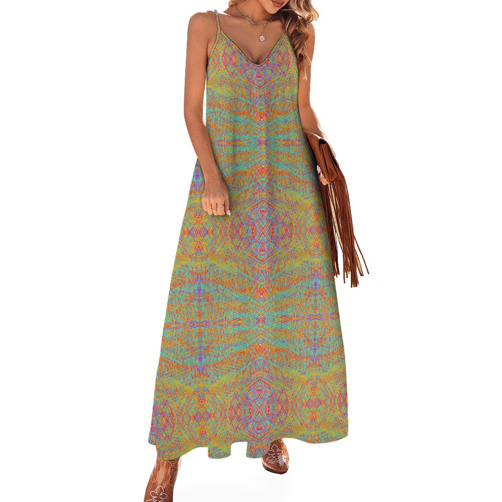 Sling Ankle Long Dress