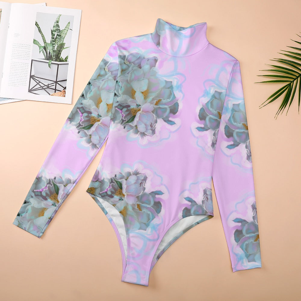 Women's Turtleneck Long Sleeve Bodysuit