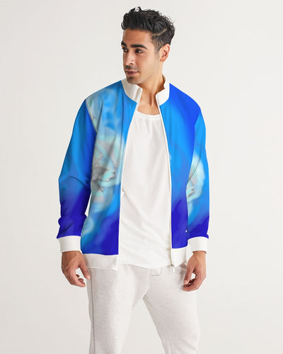 Blue Men's Track Jacket