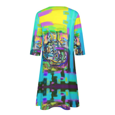 Artsy Dress with Pockets