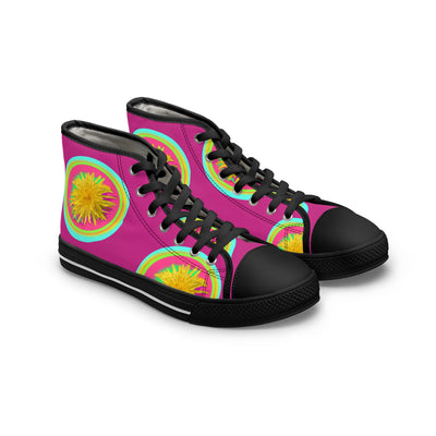 Vibrant Floral High Top Sneakers for Women