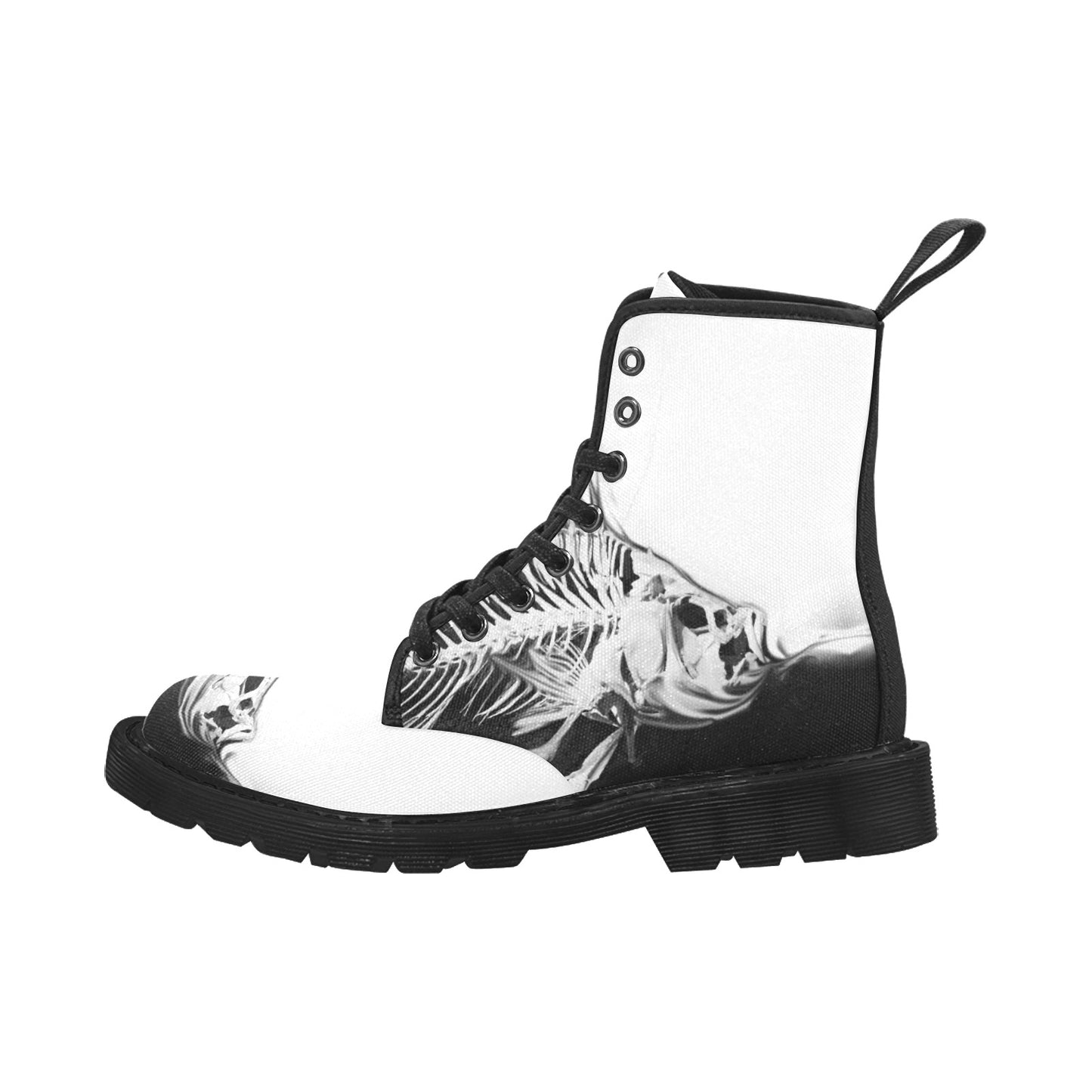 Women's Lace Up Canvas Boots