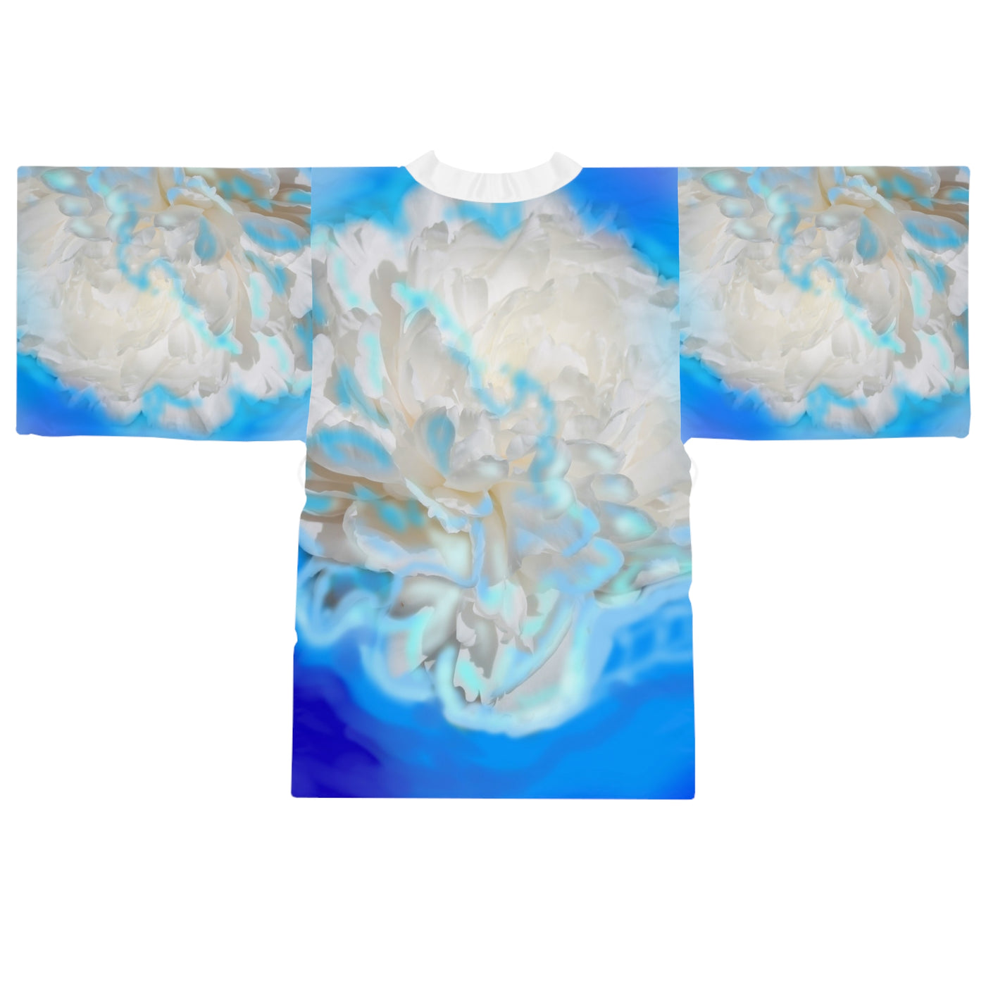 Langärmliger Kimono-Bademantel