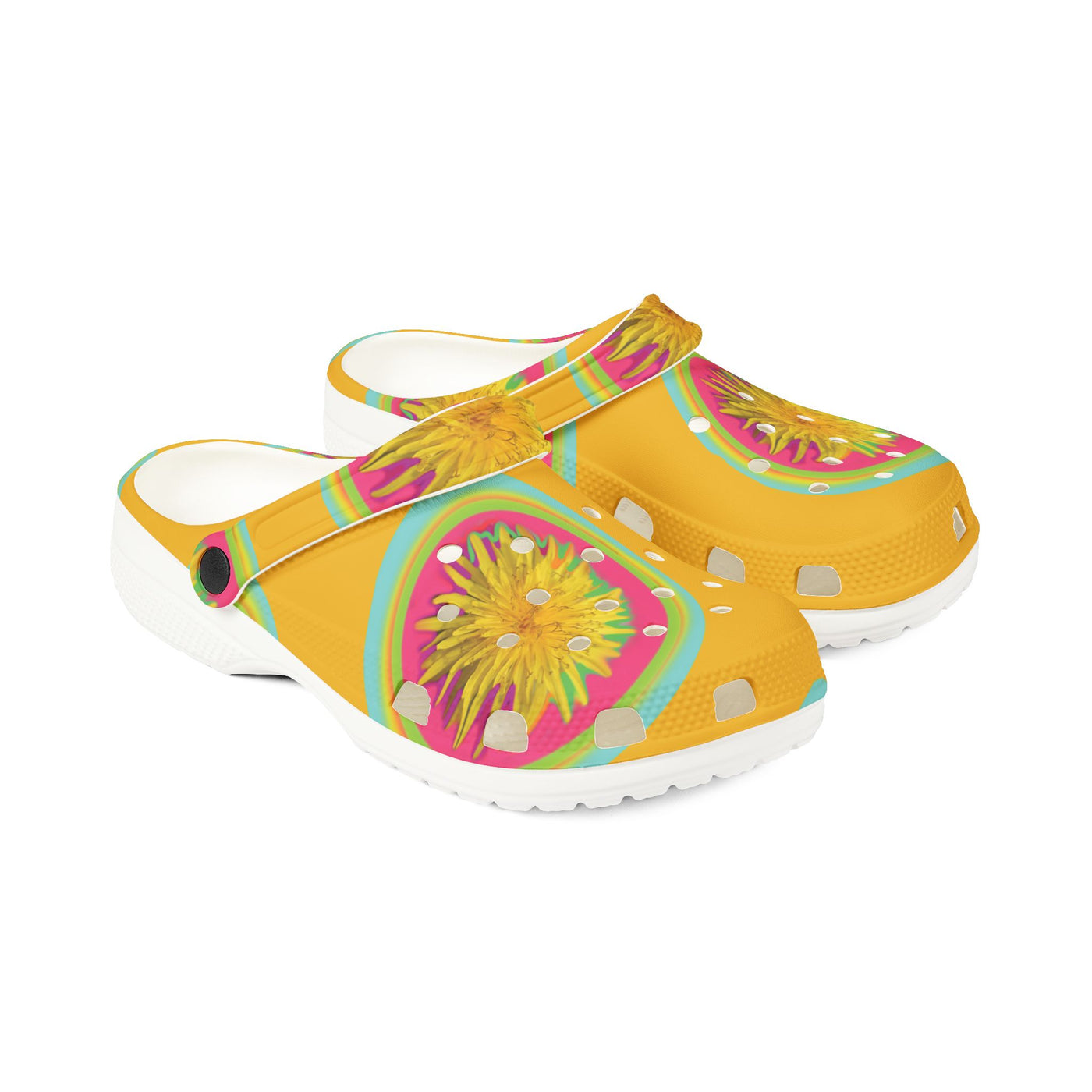 Colorful Floral EVA Foam Clogs - Bright, Lightweight Comfort for Every Occasion