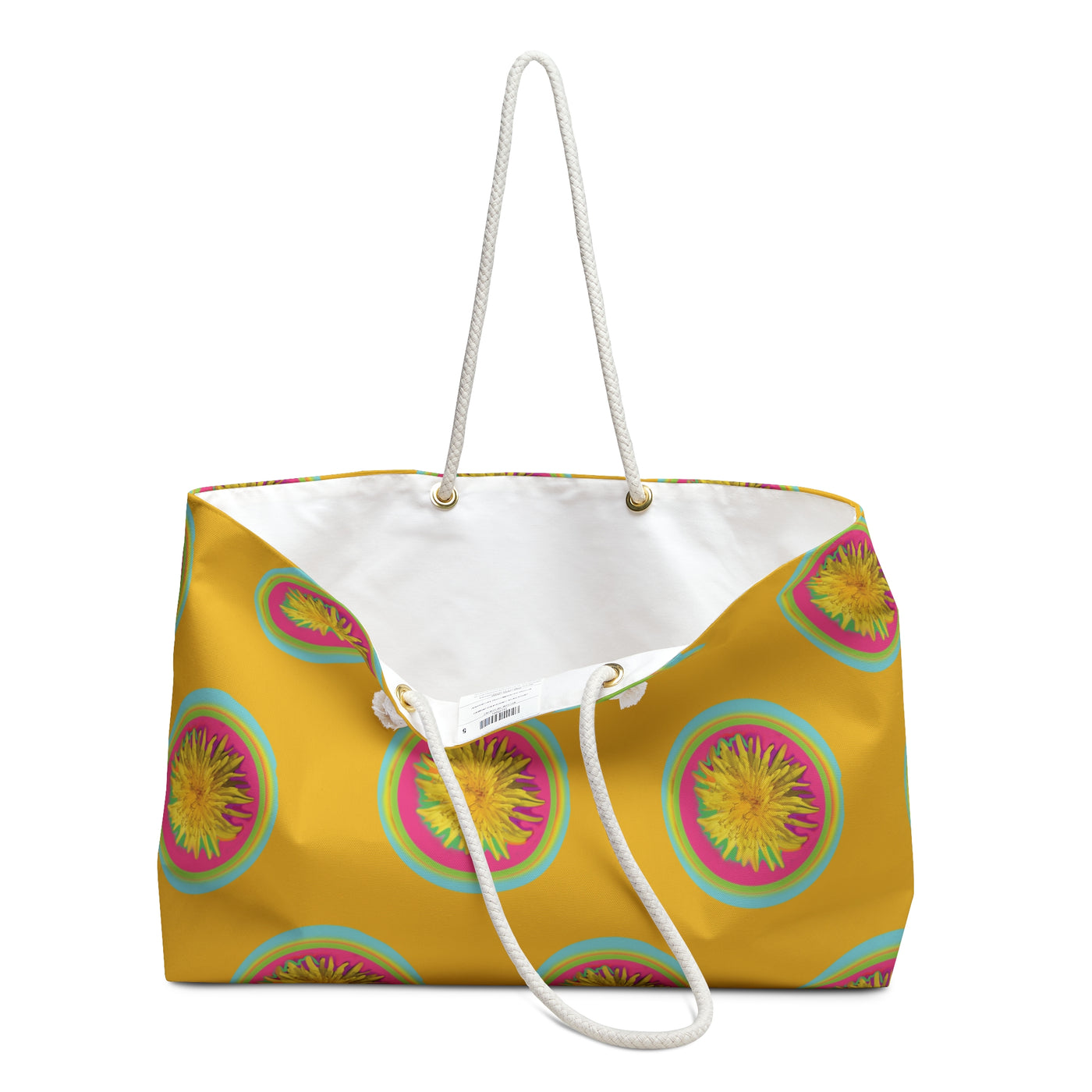 Vibrant Floral Weekender Bag - Perfect for Travel & Beach Days