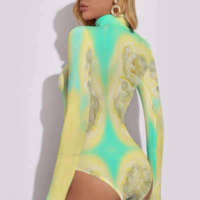 Women's Turtleneck Long Sleeve Bodysuit