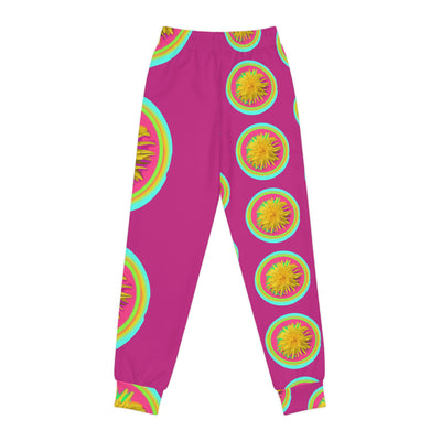 Vibrant Youth Joggers with Colorful Floral Design