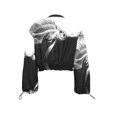 Women's Chiffon Cropped Jacket