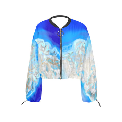 Women's Chiffon Cropped Jacket