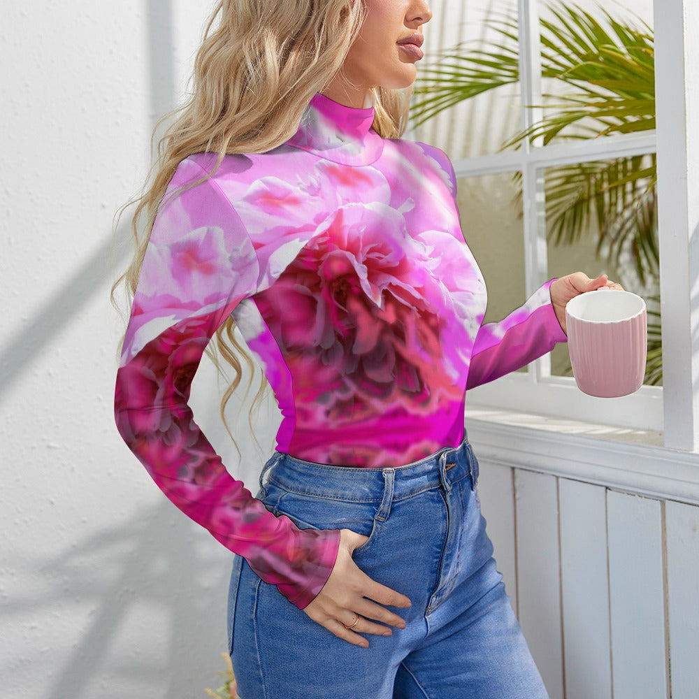 Women's Turtleneck Long Sleeve Bodysuit