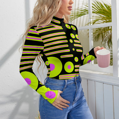 Women's Turtleneck Long Sleeve Bodysuit