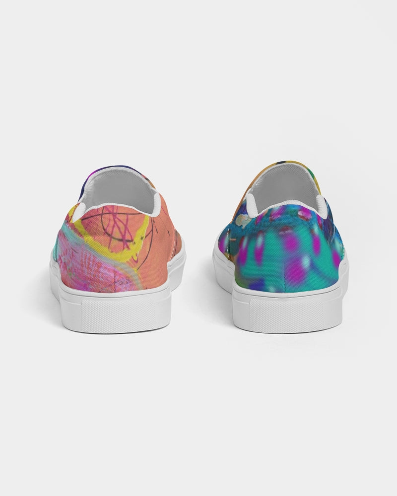 Eye Abstraction Women's Slip-On Canvas Shoe