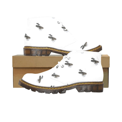 Men's Canvas Chukka Boots abstract art