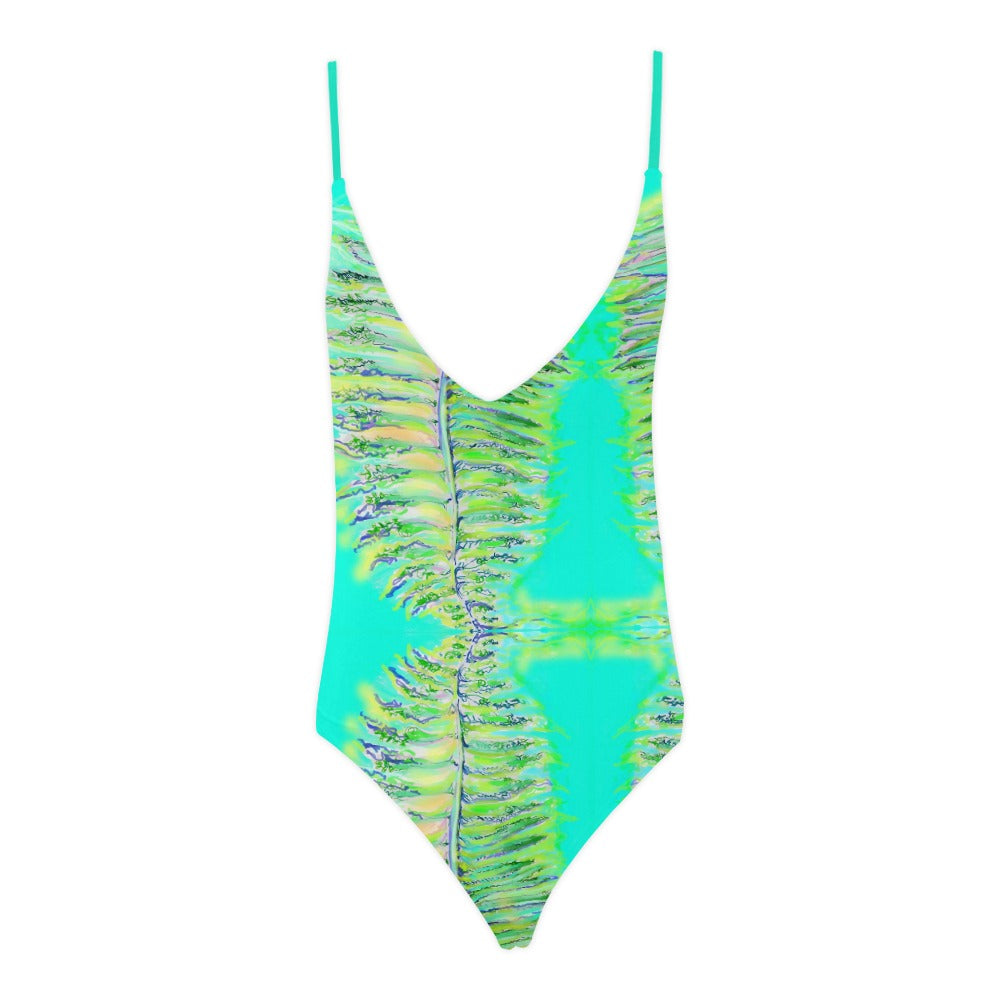 Sexy Lacing Backless One-Piece