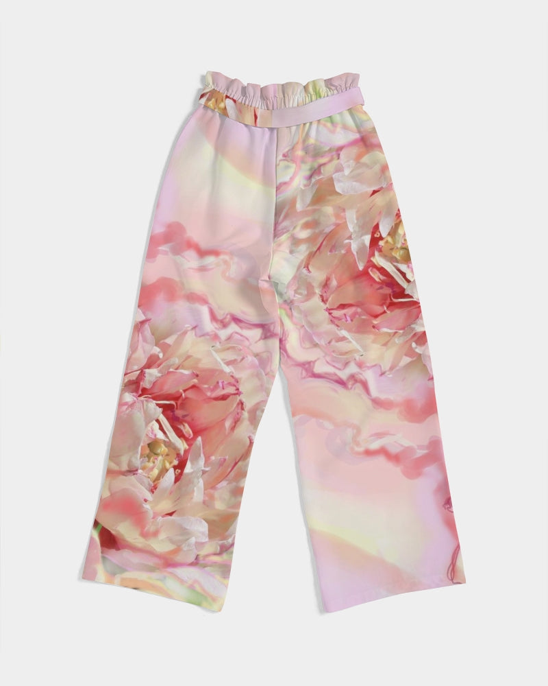 High-Waist-Hose mit weitem Bein für Damen 