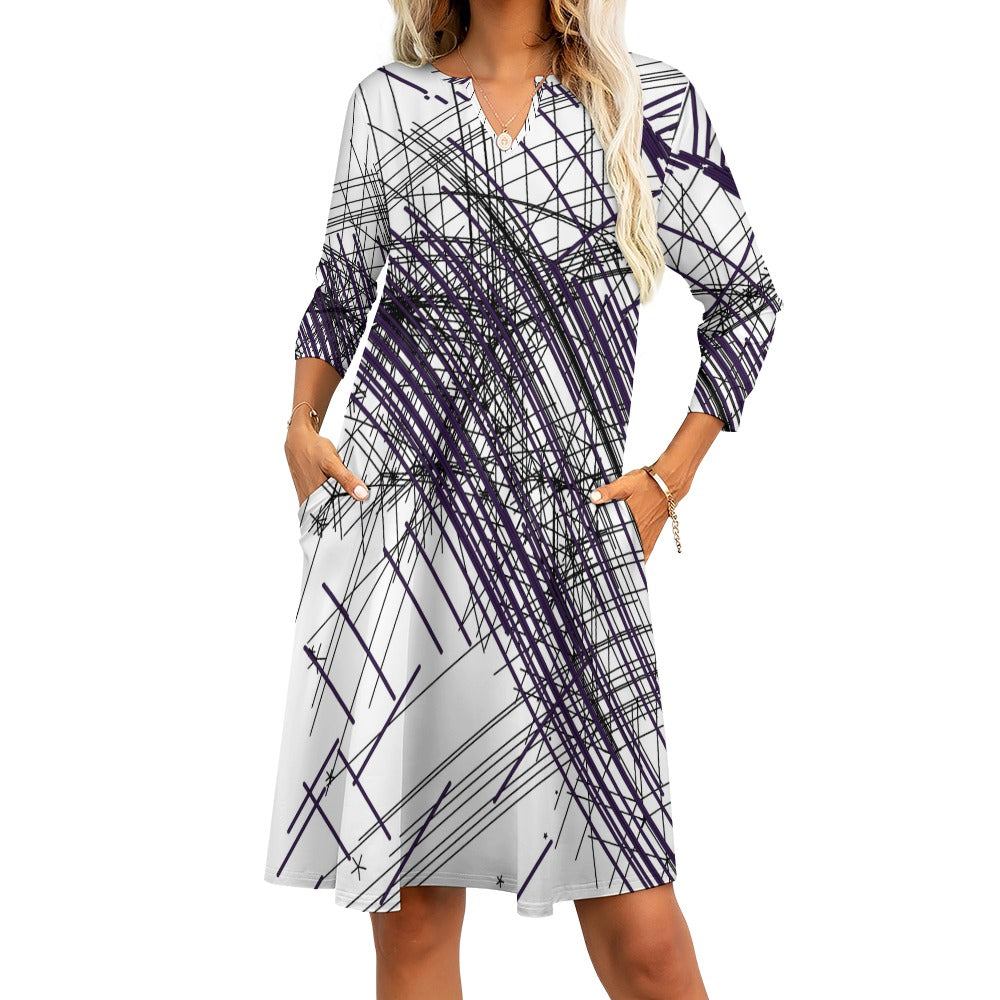 Artsy Dress with Pockets