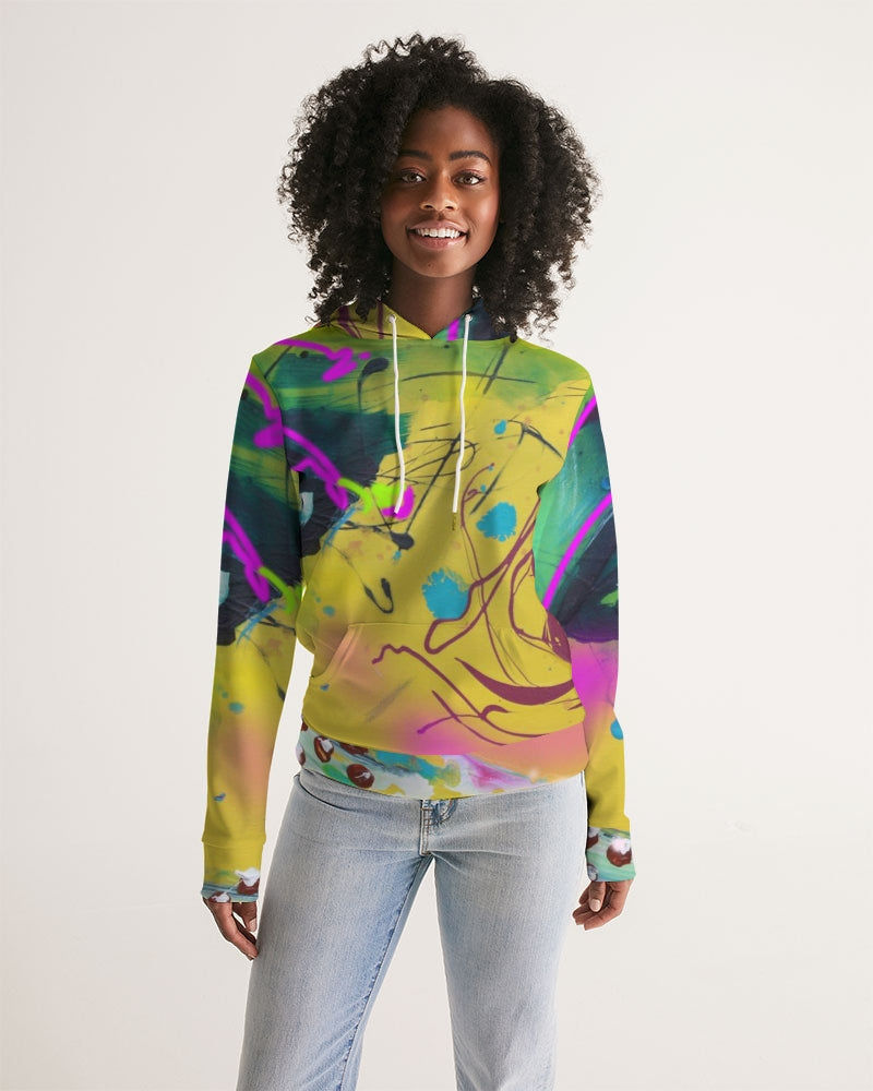 Abstract Yellow Women's Hoodie
