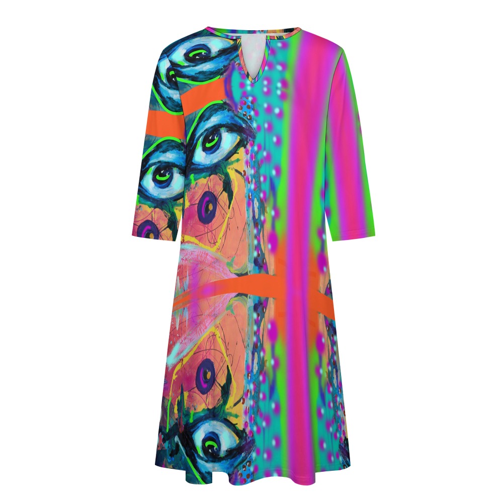 Artsy Dress with Pockets