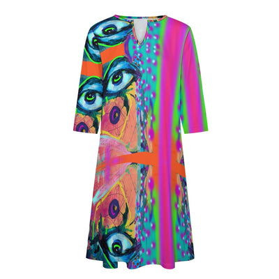 Artsy Dress with Pockets