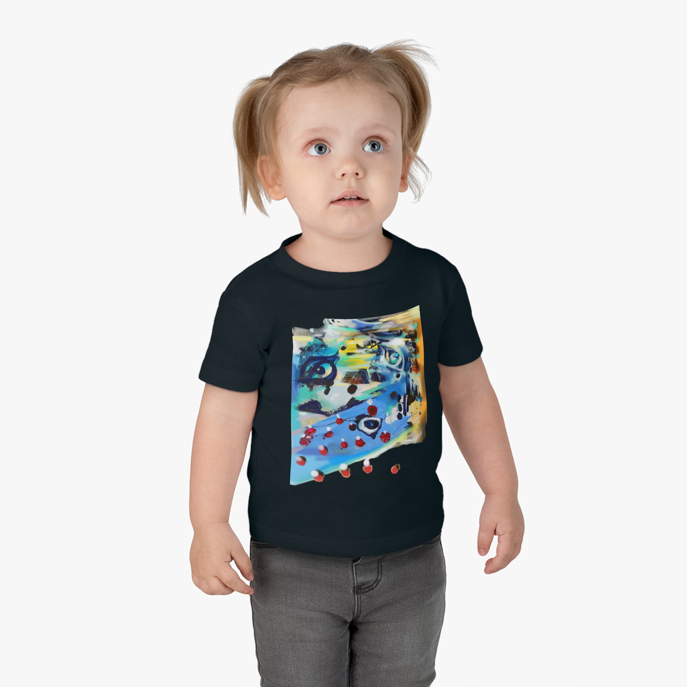 Colorful Abstract Infant Jersey Tee – Perfect for Playtime and Gifts