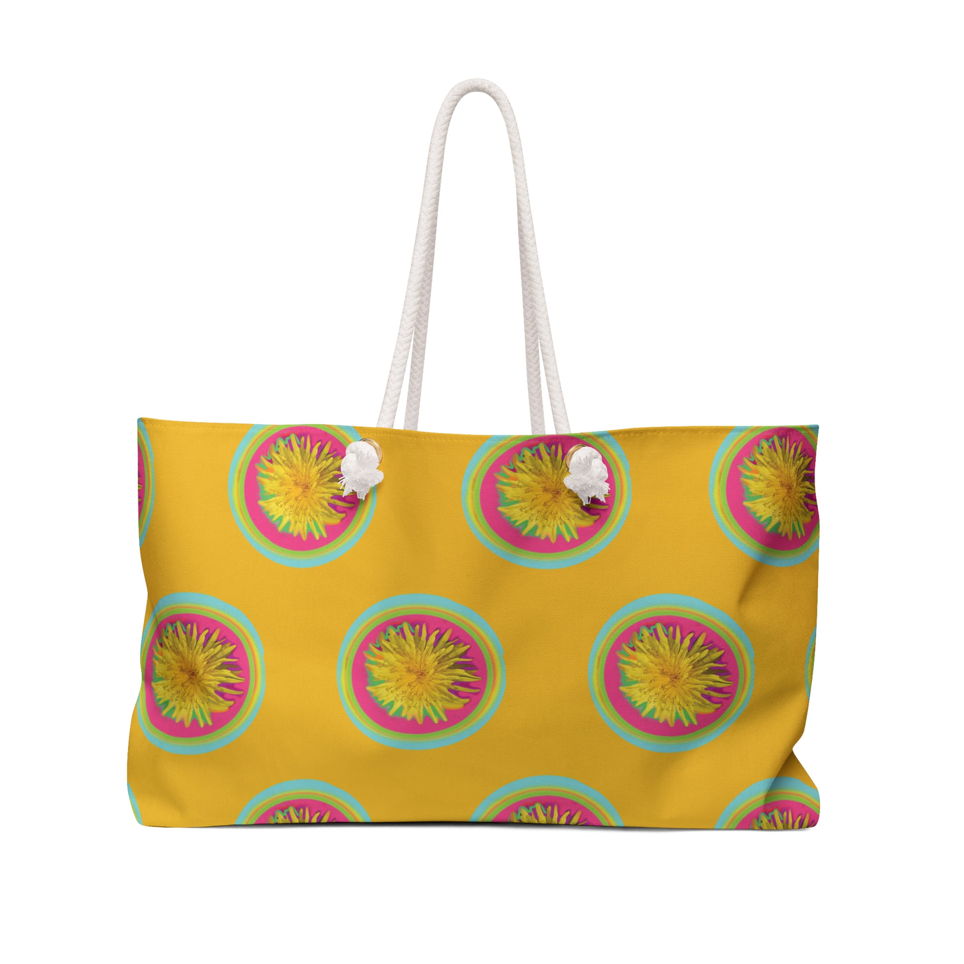 Vibrant Floral Weekender Bag - Perfect for Travel & Beach Days