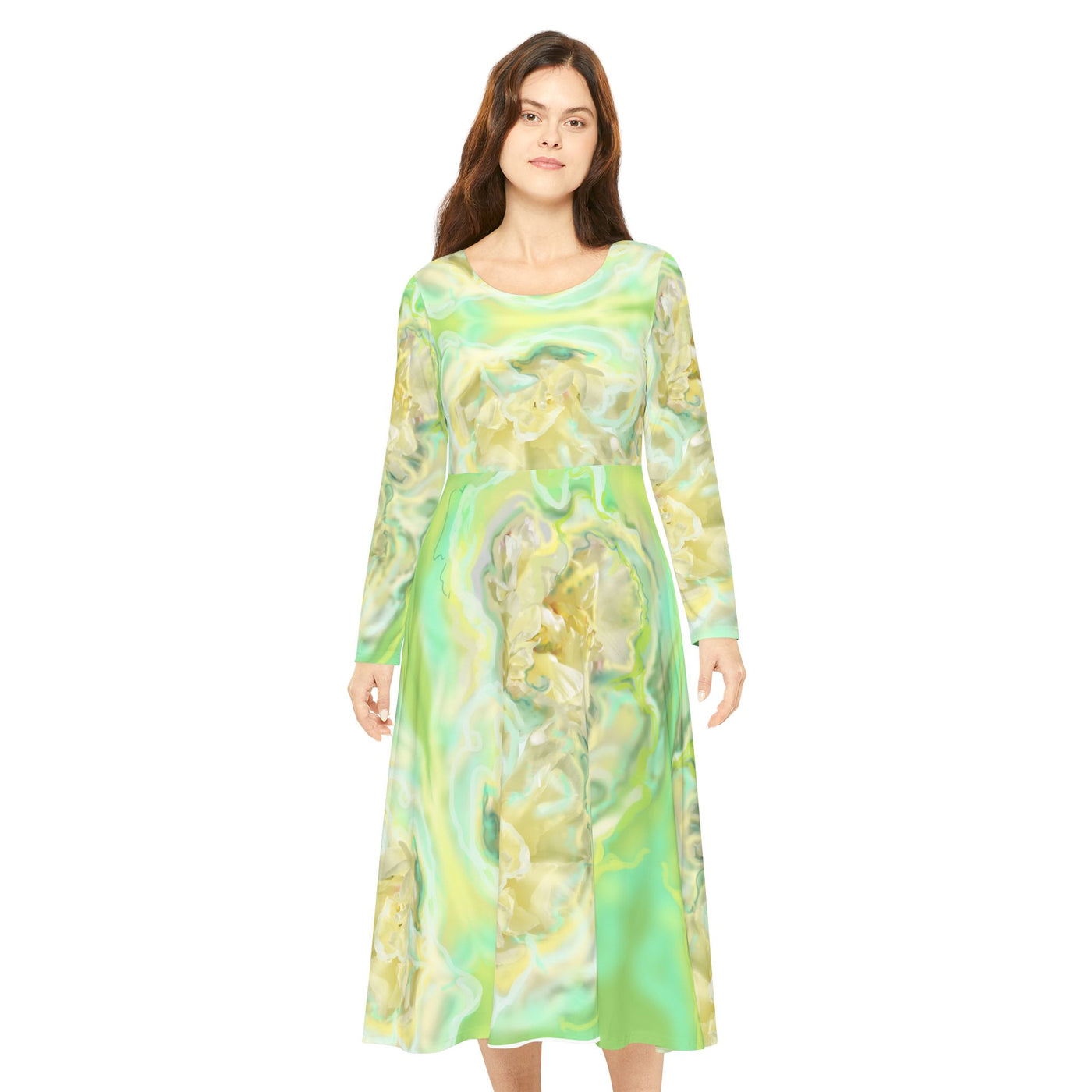 Langärmliges Tanzkleid für Damen 