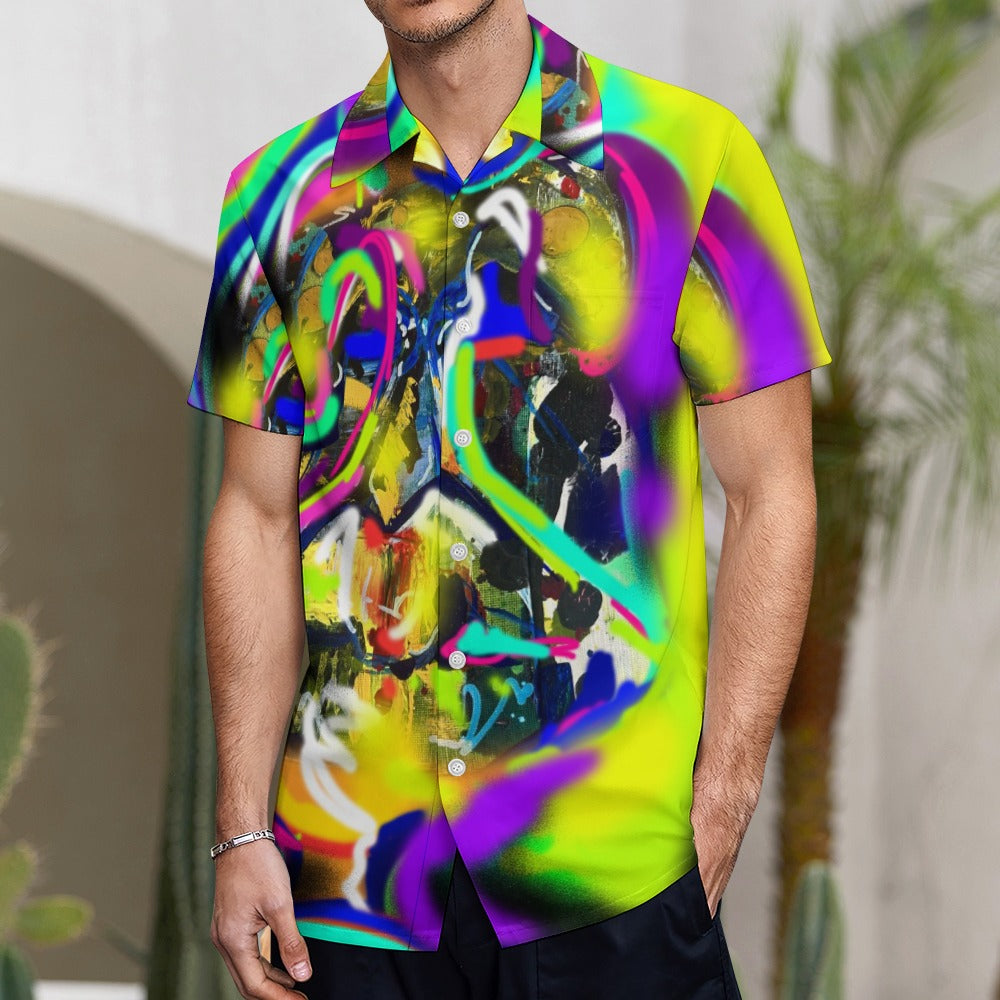 Bright Vibrant Bold short sleeved shirt