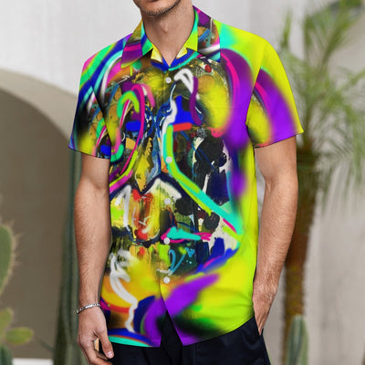 Bright Vibrant Bold short sleeved shirt