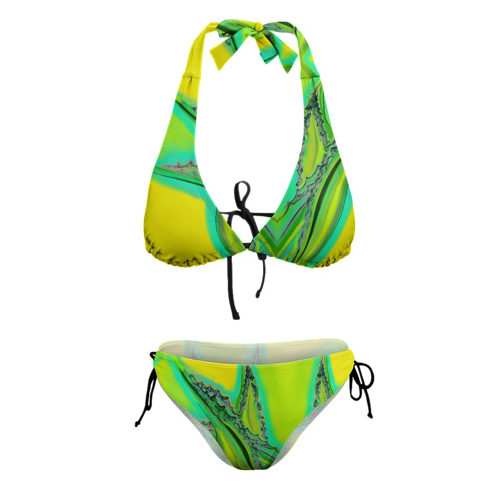 Plus size bikini swimsuit